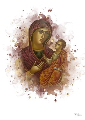 Orthodox Icon Watercolour Portraits