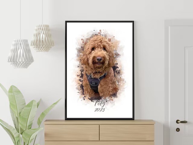 Watercolour Pet Portrait