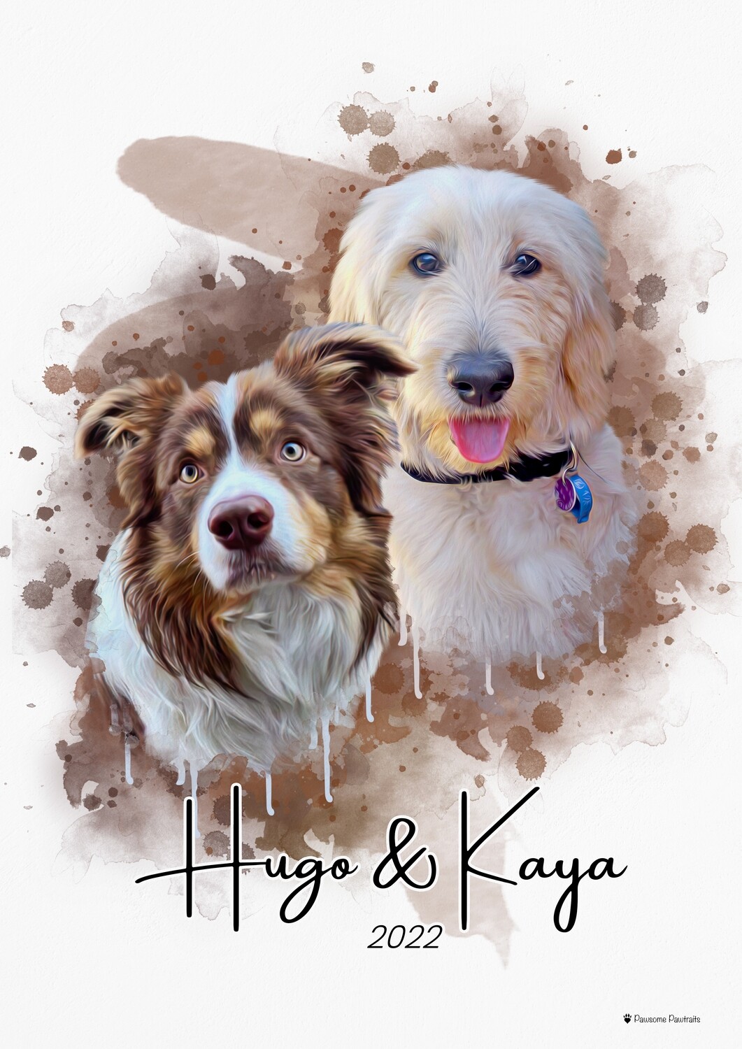 Watercolour Pet Portrait