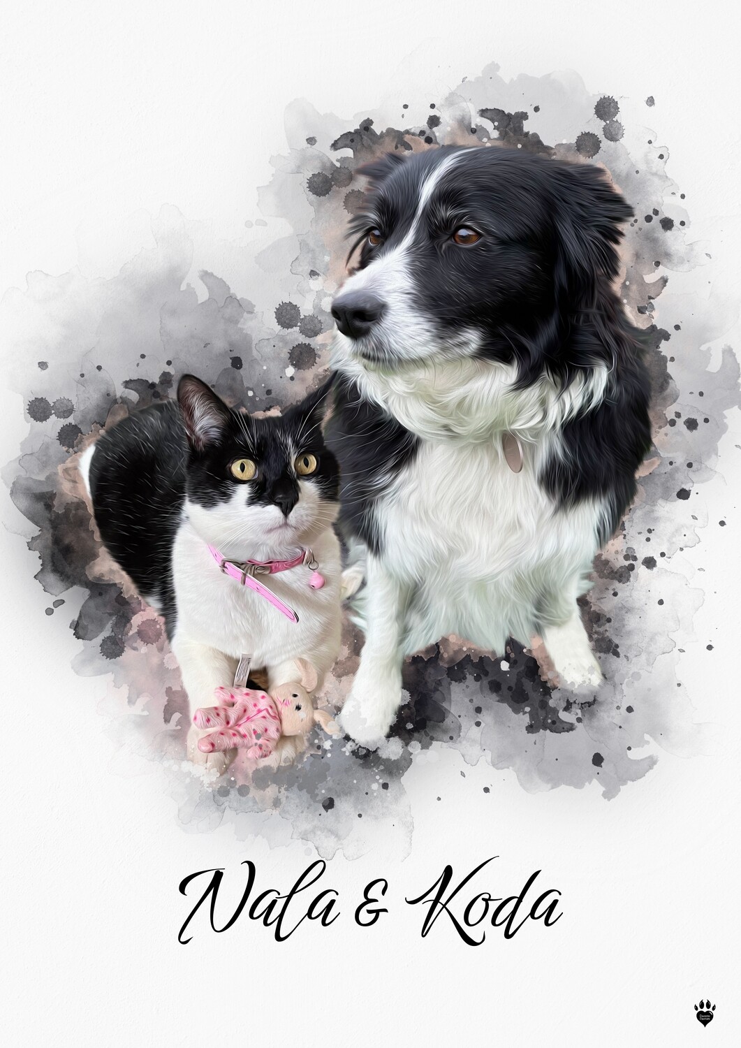 Watercolour Pet Portrait