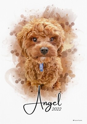 Watercolour Pet Portrait