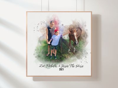 Watercolour Pet Portrait