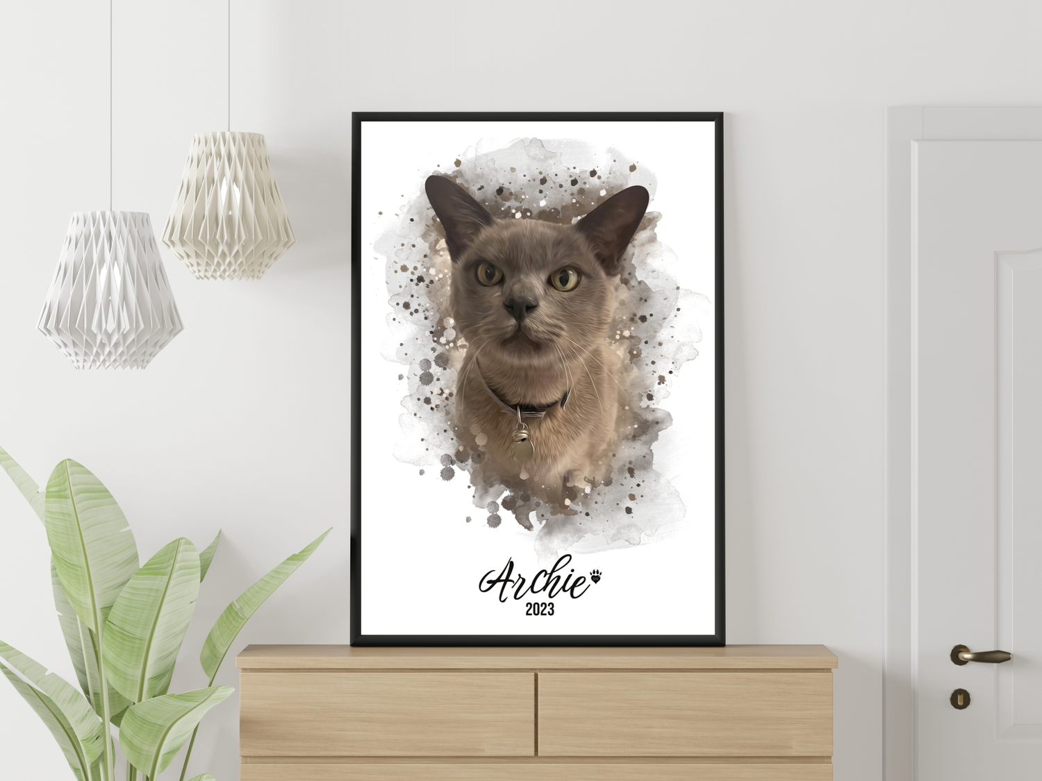 Watercolour Pet Portrait