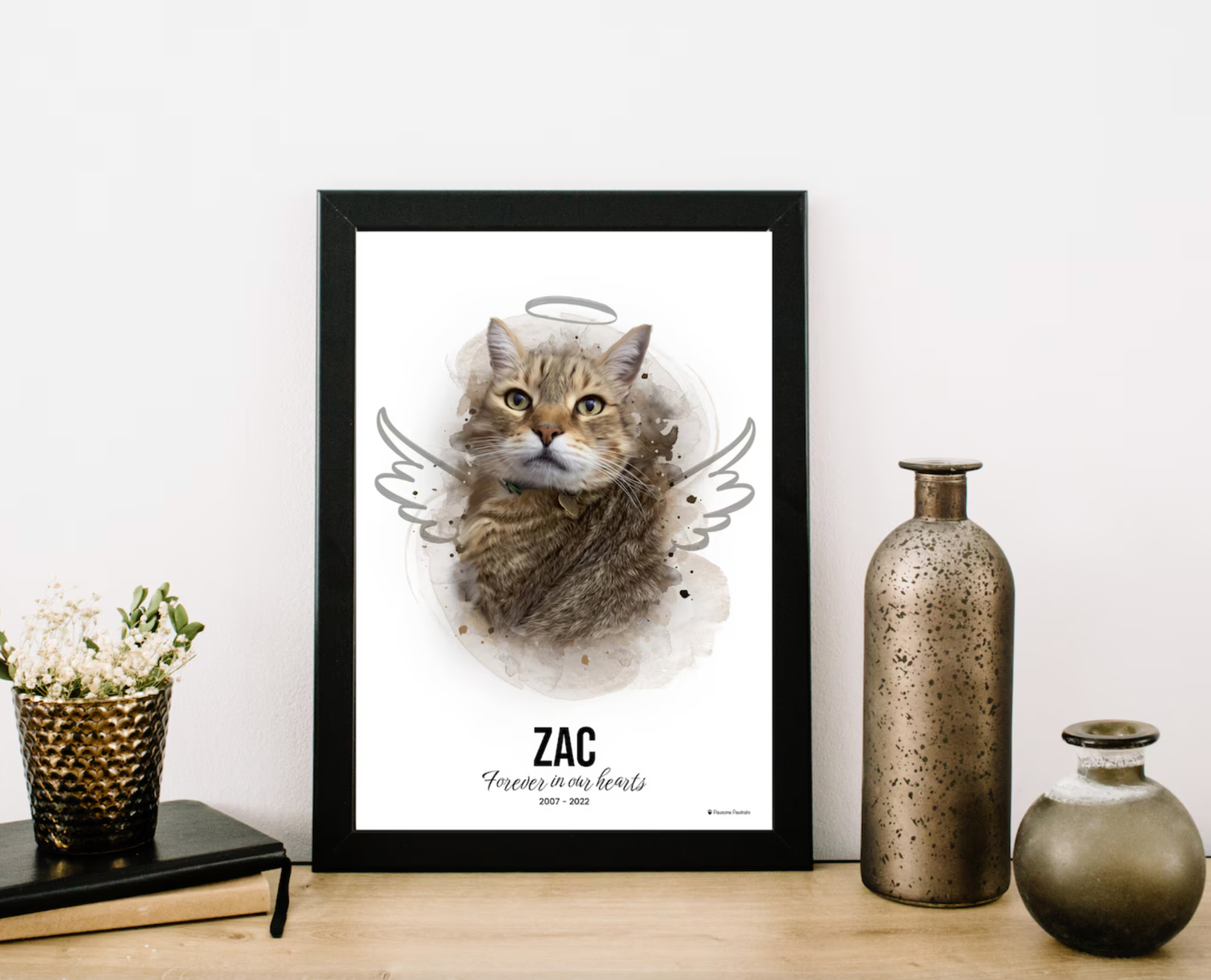 Memorial Watercolour Pet Portrait