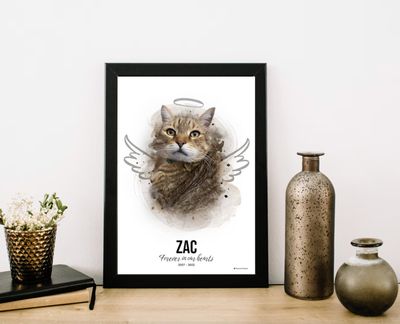 Memorial Watercolour Pet Portrait