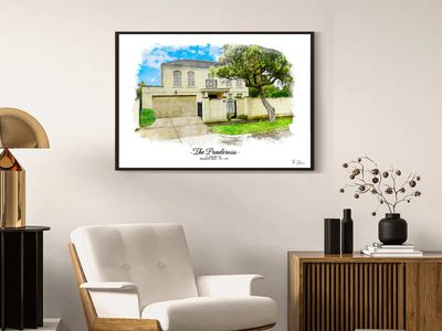 House Watercolour Portrait