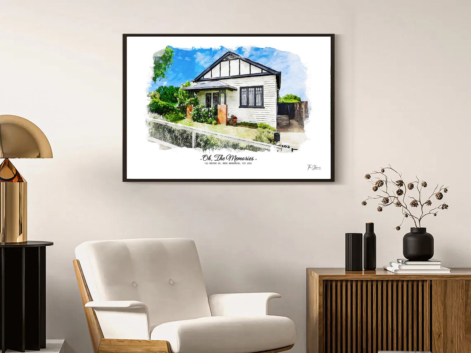 House Watercolour Portrait