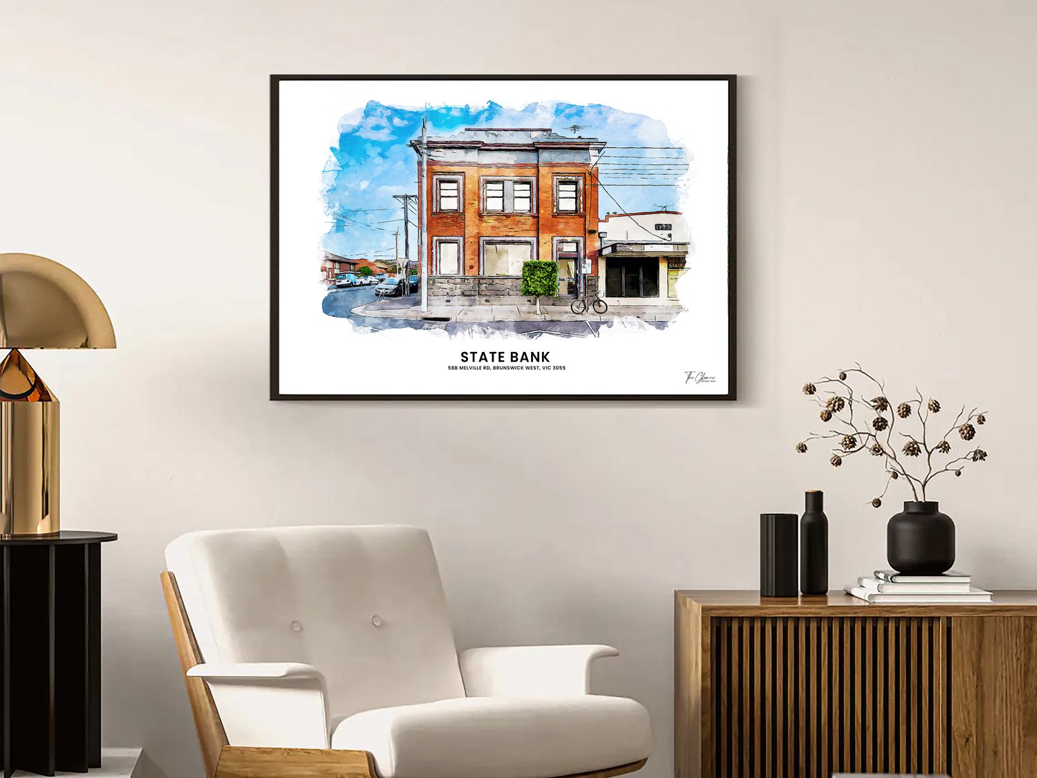 House Watercolour Portrait