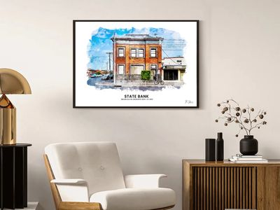 House Watercolour Portrait