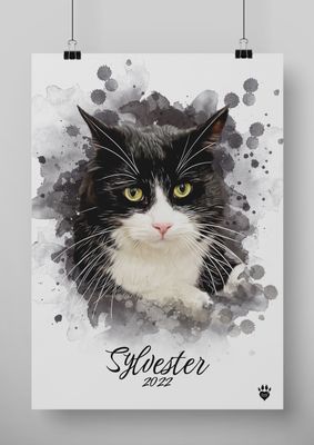 Watercolour Pet Portrait