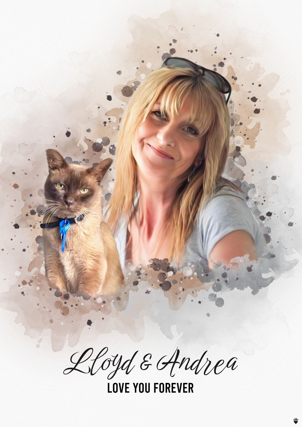 Watercolour Pet Portrait