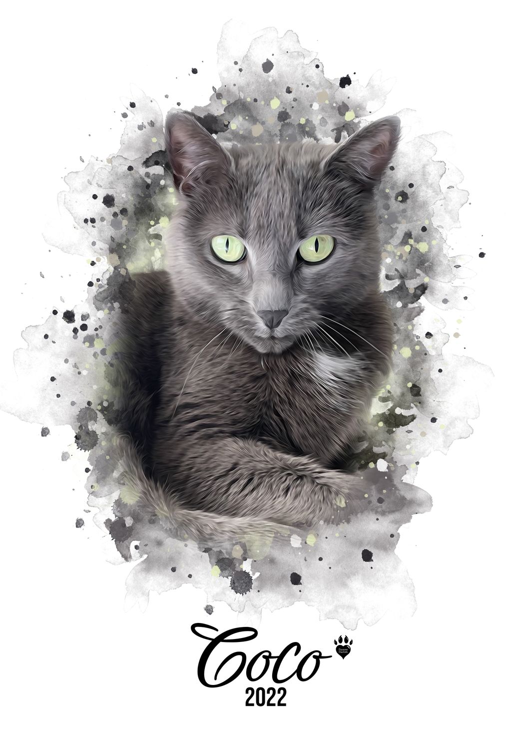 Watercolour Pet Portrait