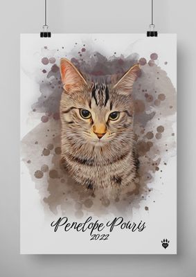 Watercolour Pet Portrait