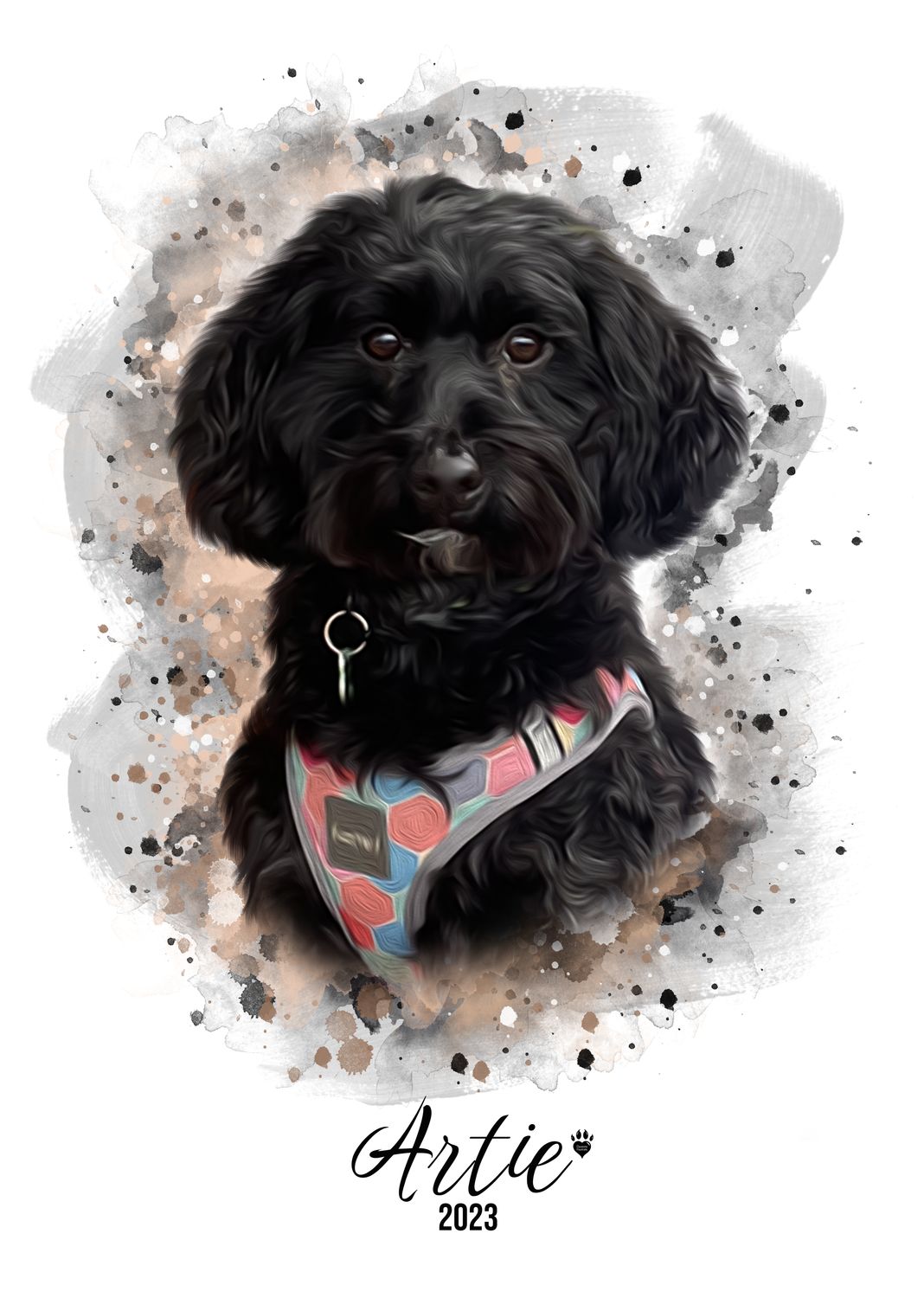 Watercolour Pet Portrait