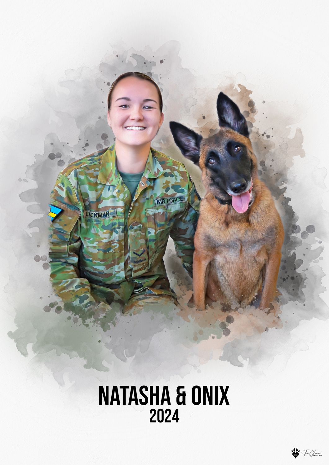 Watercolour Pet Portrait