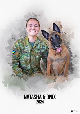 Watercolour Pet Portrait