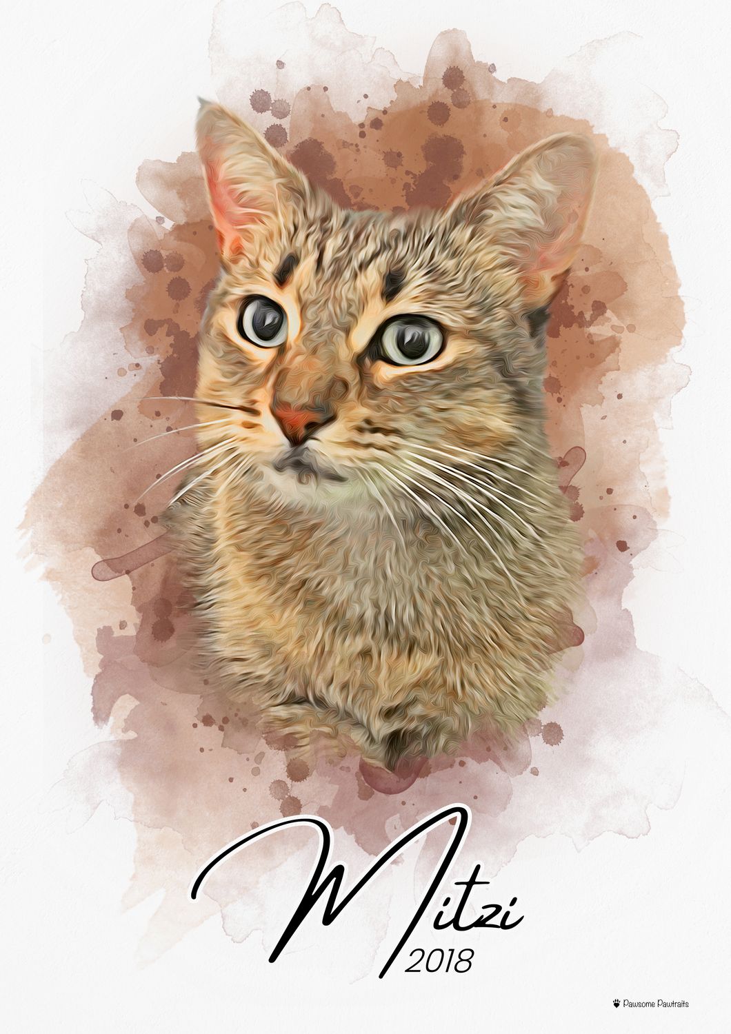 Watercolour Pet Portrait