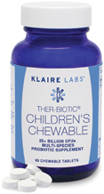 Ther-Biotic Children's Chewable  25+billion CFU 60 chewable tablets (Refrigerated)