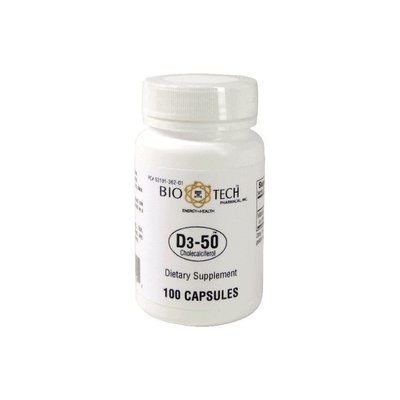 Vitamin D3 50,000 IU 100 capsules