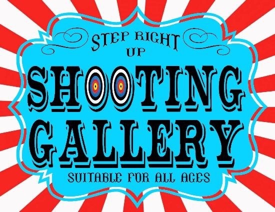 Shooting Gallery @ Your Special Events - Fun For All Ages - featuring no mess sponge balls or traditional paintballs