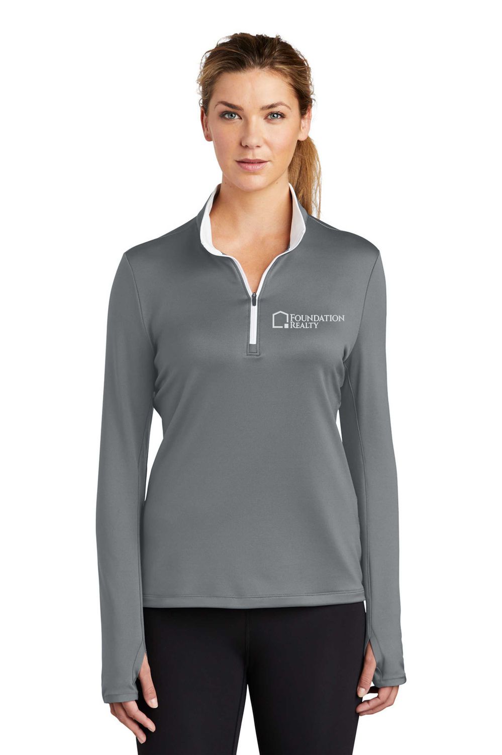 Nike Ladies Dri-Fit 1/2 Zip Cover-Up