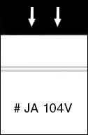 Top Loading Velcro (White or Black)