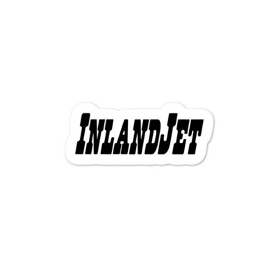 InlandJet Regulator Black Bubble-free stickers