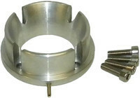 Black FLAME ARRESTOR/FILTER ADAPTER MIKUNI 44 C/O