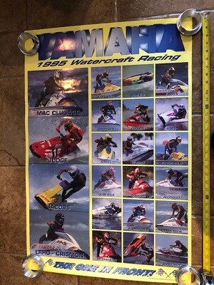 1995 Yamaha Watercraft Racing Team Poster (Some of The Greatest)
