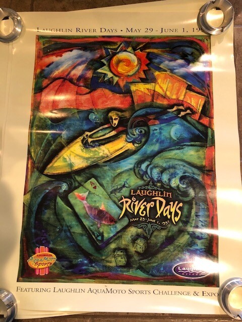 1997 Laughlin Aqua Moto Poster River Days