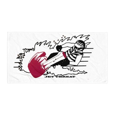 Jet Threat Beach Towel Jet Skier