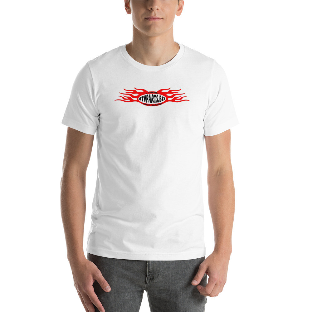 ATVParts.Biz Red Flame Short-Sleeve Unisex T-Shirt