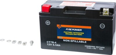 FIRE POWER BATTERY CT7B-4 SEALED FACTORY ACTIVATED