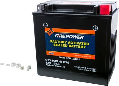 FIRE POWER BATTERY CTX16CL-B SEALED FACTORY ACTIVATED