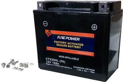 FIRE POWER BATTERY CTX20HL SEALED FACTORY ACTIVATED
