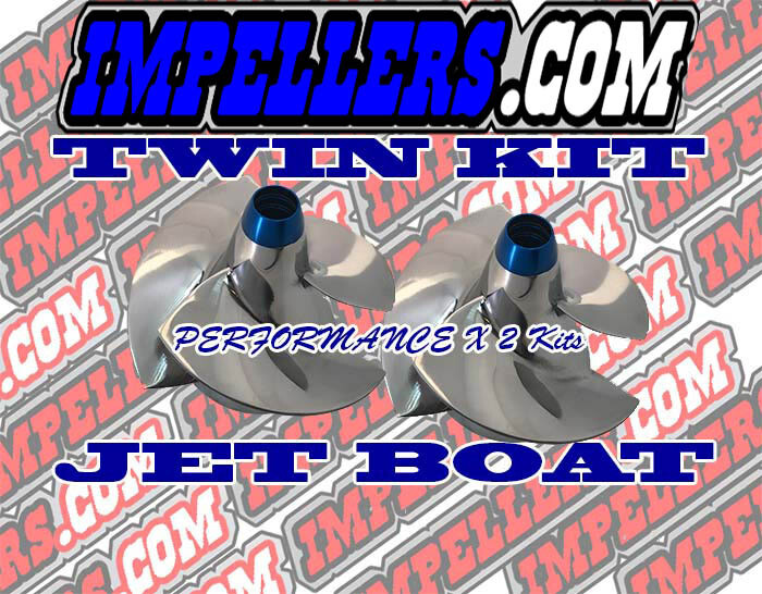 Twin Tune Performance 2 X Impellers Kit 2005 Sea Doo Speedster 200 4Tec SC Twin eng boat 159mm