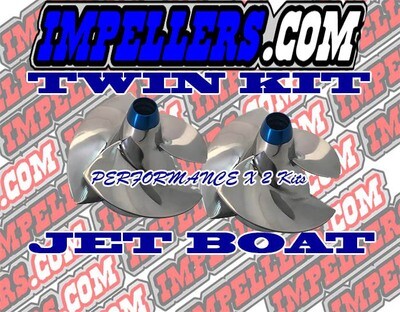 Twin Tune Performance 2x impellers kit Chaparral Vortex 250HP Twin engine