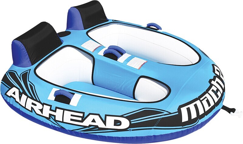 Airhead AHT2M2 MACH 2 Inflatable Double Rider Towable Water Tube