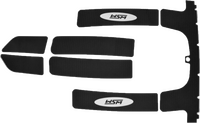 Traction mat kit Kawasaki black 750ss XI XIR 7 piece