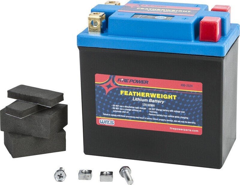 Firepower Featherweight Lithium Battery ATV MC YTZ7S YTZ8V YTZ5S YTX5L-bs