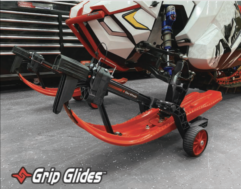 CALIBER Snowmobile SLED WHEELS Grip Glides