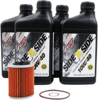 KLOTZ SIDE X SIDE OIL CHANGE KIT 10W40 WITH OIL FILTER CAN-AM Maverick X3 2016-23