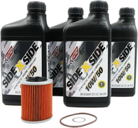 KLOTZ SIDE X SIDE OIL CHANGE KIT 10W50 WITH OIL FILTER CAN-AM Maverick X3 Turbo 2016-23