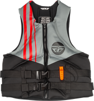 FLY Racing Men&#39;s Flotation vest Black Red Grey
