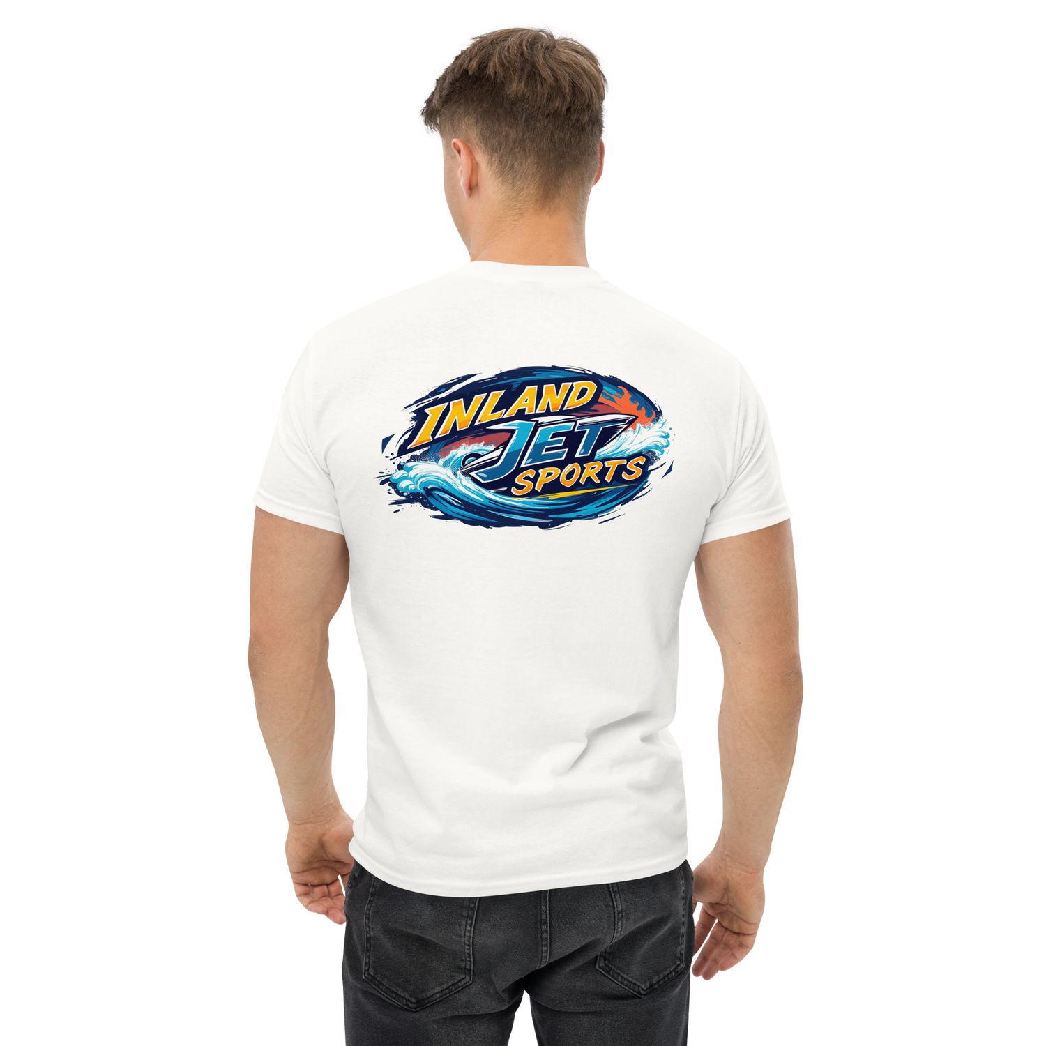 Inland Jet Sports Waves logo Unisex classic tee shirt for jet ski riders