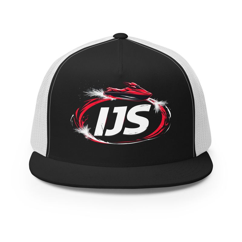 IJS trucker hat with watercraft 
