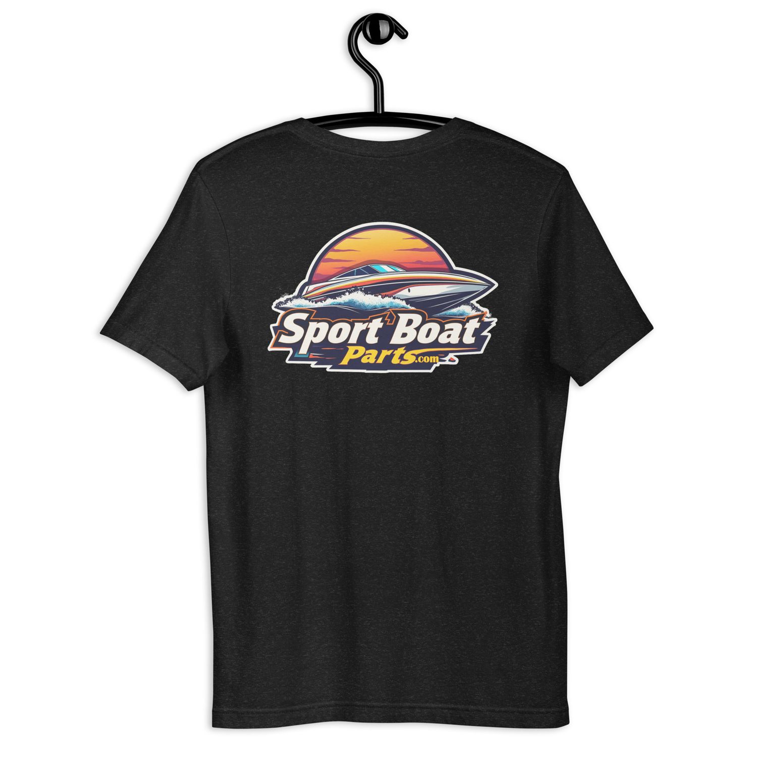 Sport Boat Parts Black T Shirt