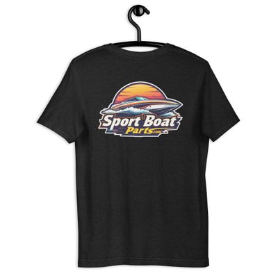 Sport Boat Parts Black T Shirt