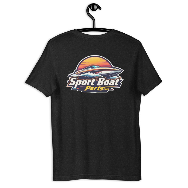 Sport Boat Parts Black T Shirt