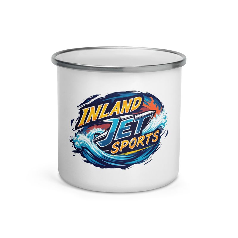 Inland Jet Sports Wave Enamel Mug